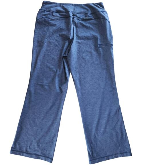 Duluth Trading Co. women's side zip pocket flared yoga pants size 1X X 31 - Picture 3 of 9